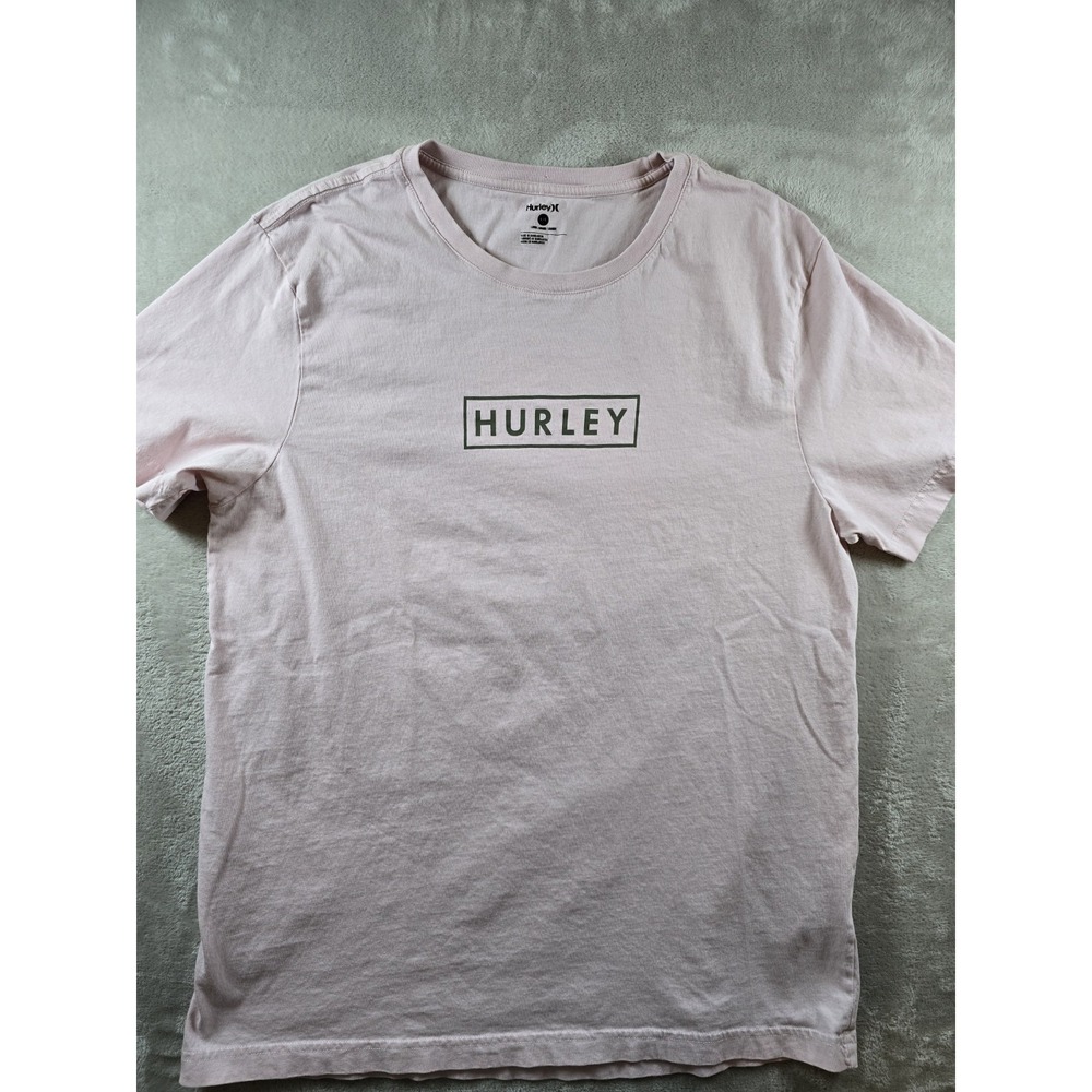 Hurley Light Pink Short Sleeve Logo T‑Shirt